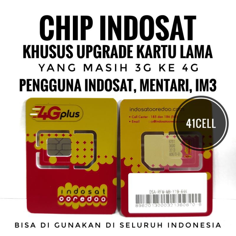 Kartu Indosat Upgrade 3g Ke 4g Perdana Im3 Ooredoo Nomor Cantik Ota Shopee Indonesia