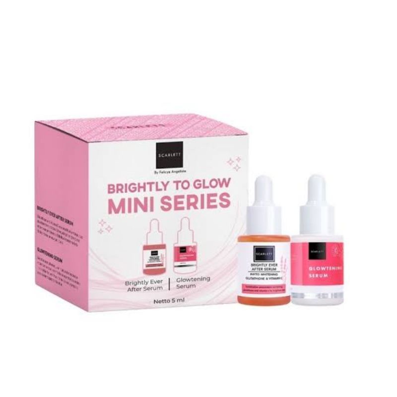 Scarlett Brightly To Glow Mini 5 ml / Serum Wajah / Serum Scarlett