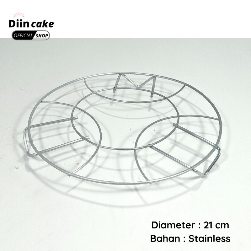 Alas Tatakan Panci Tatakan Kompor Stainless 21 Cm Tatakan Serbaguna