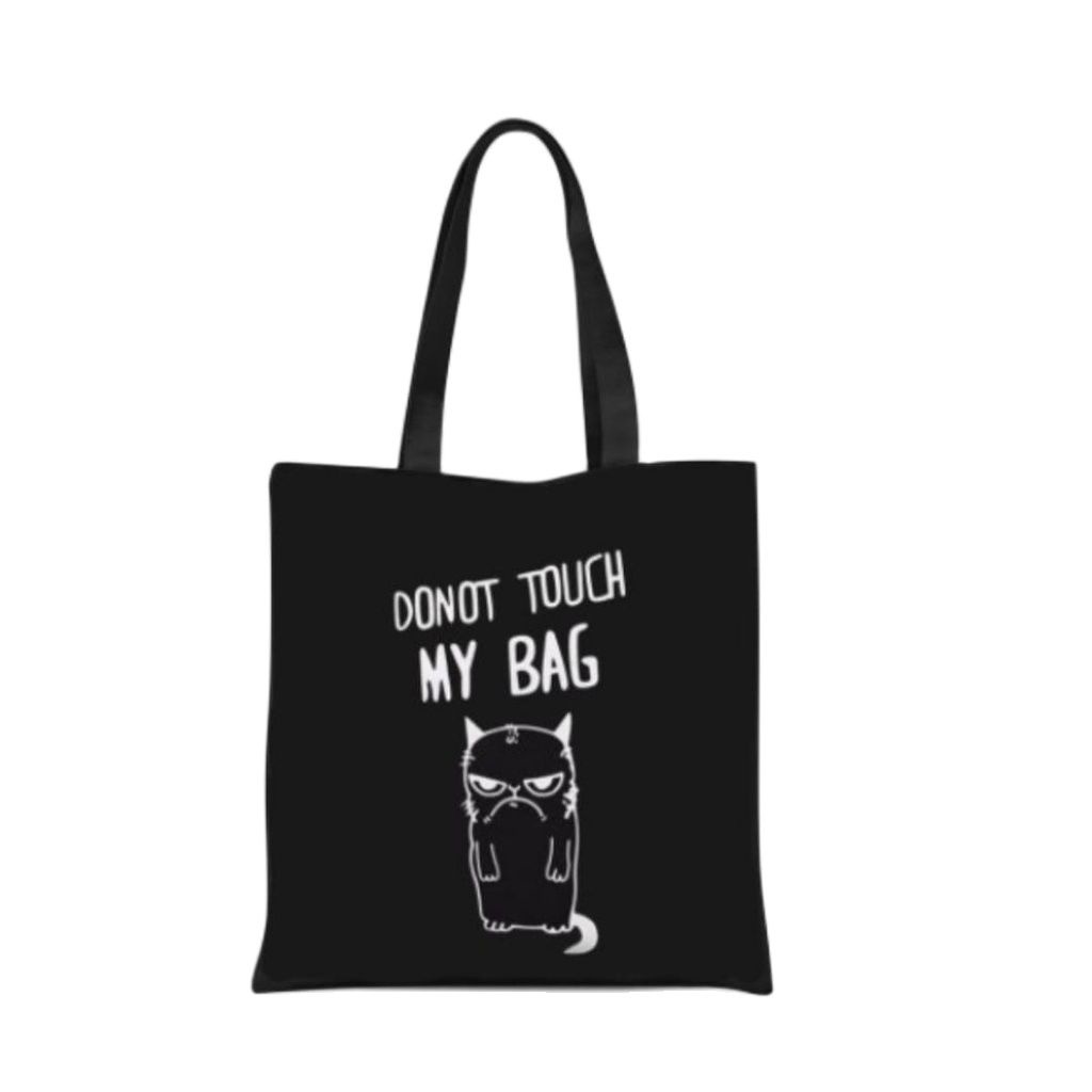 Sanial D1381 ToteBag tote bag custom tas tote wanita kpop murah custom motif DOMMO