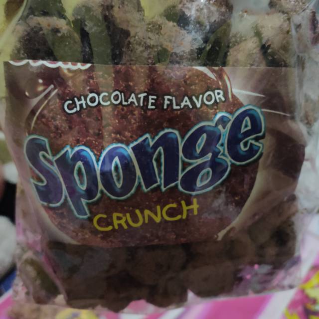 

Sponge Crunch chocolate flavor buskuit coklat isi 250 gram