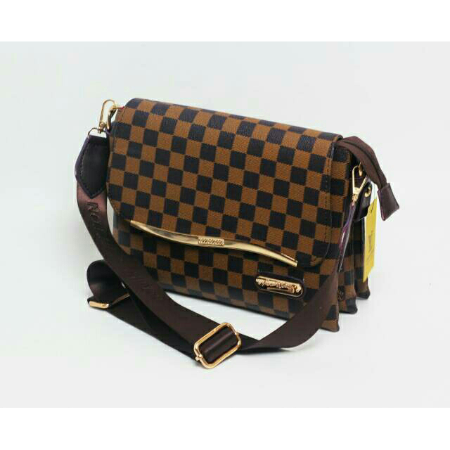 TAS WANITA LV LOUIS VUITTON ORIGINAL BRANDED IMPORT SELEMPANG SLEMPANG SLING BAG CEWEK BATAM MURAH