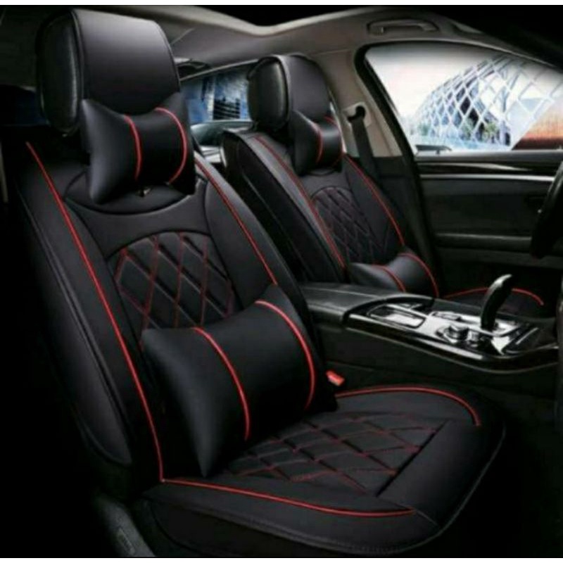Sarung jok mobil all new Avanza 2008 - 2020 ( bahan Ferarri )