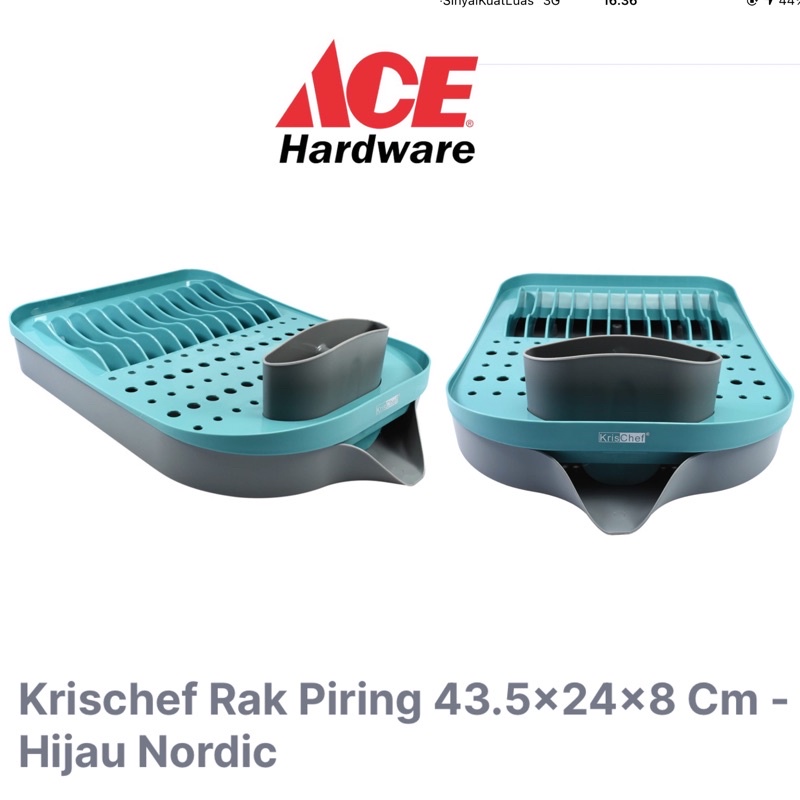 RAK Piring Stainless 2 Tingkat INFORMA Appetite minimalis