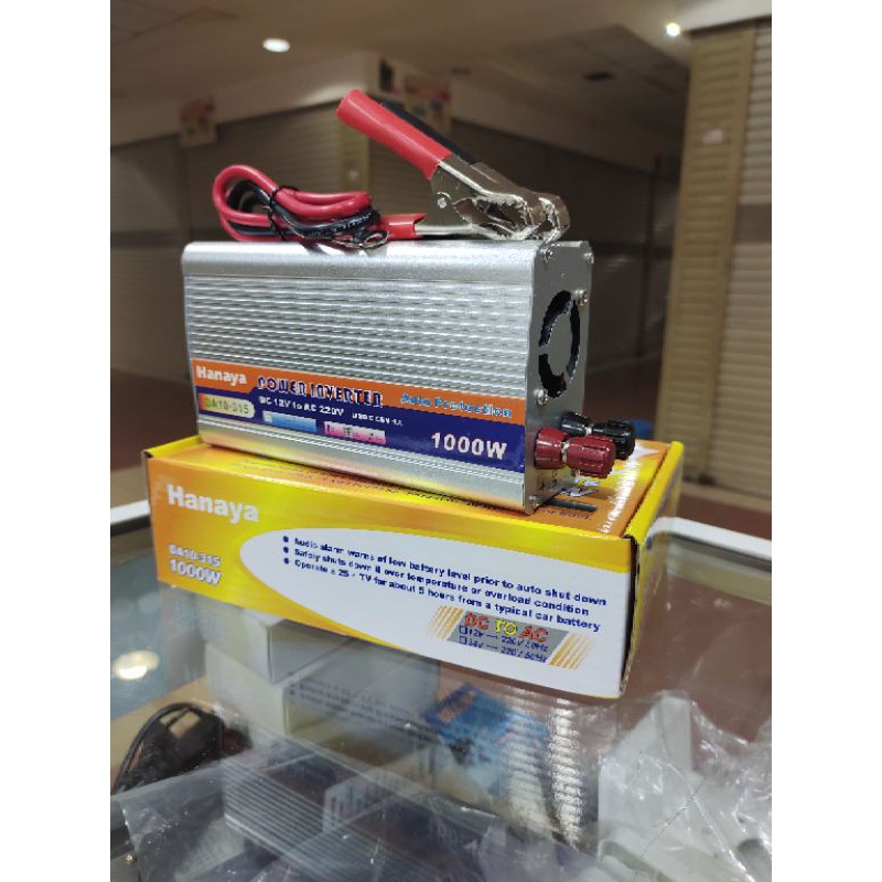 Power Inverter Mobil 1000watt HANAYA High Quality 1000w / 1000wat HANAYA Murni 1000 watt
