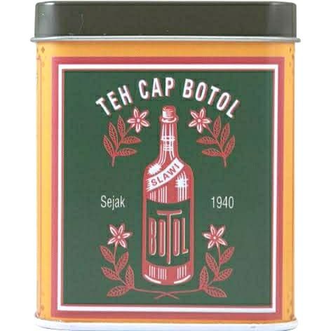 

TEH-DAUN- TEH CAP BOTOL VINTAGE TEH CELUP AROMA MELATI -DAUN-TEH.