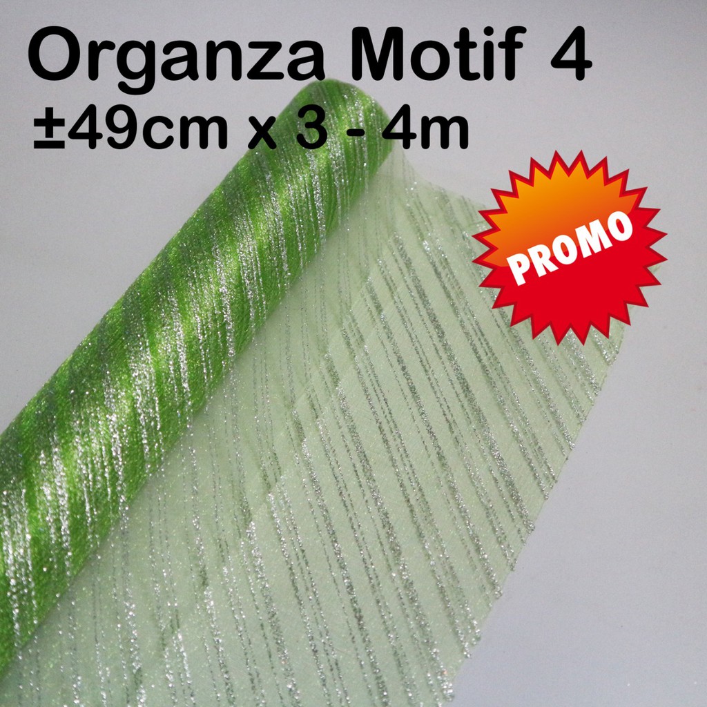 

Organza Motif 4 - Net Wrapping - Harga Murah - Promo - Wrapping Murah - Kado - Hiasan