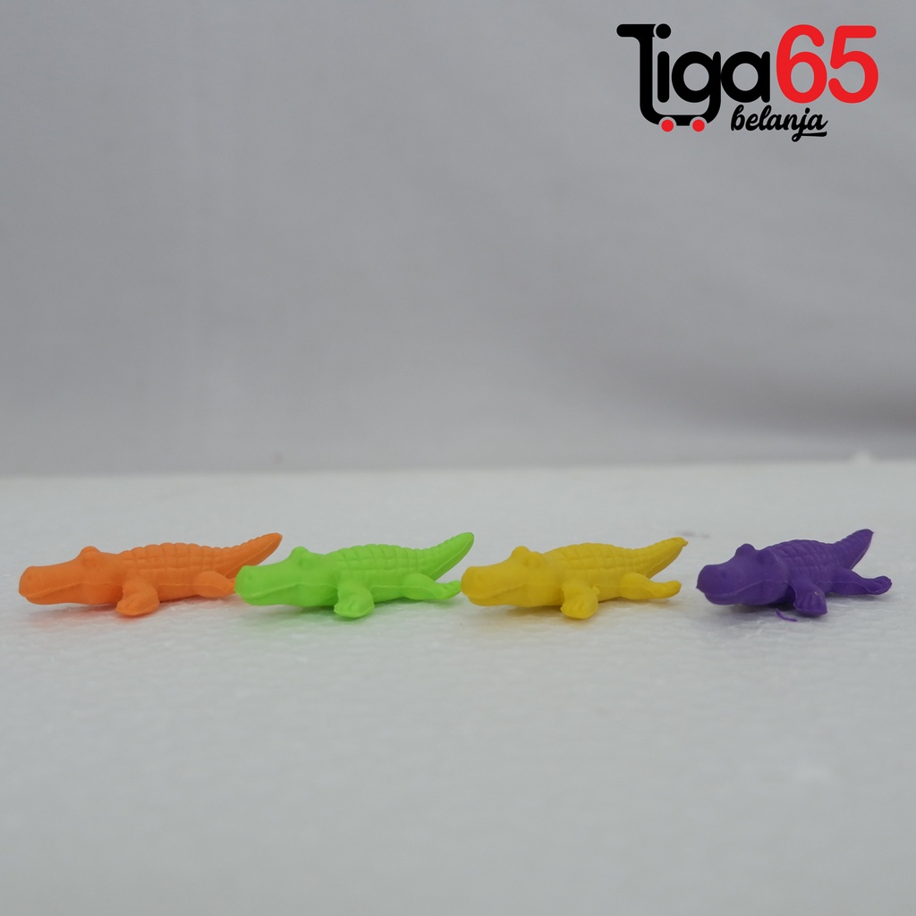 365 Cartoon Eraser #41163 Penghapus Set Animal Shape Penghapus Kartun Isi 4 pcs