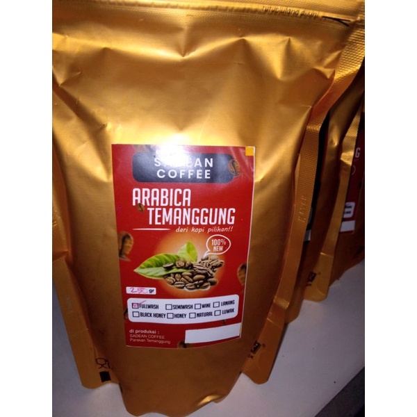 

Kopi Arabika full wash 250 gram