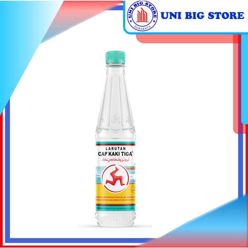

Larutan Penyegar Cap Kaki Tiga 500 ml Botol