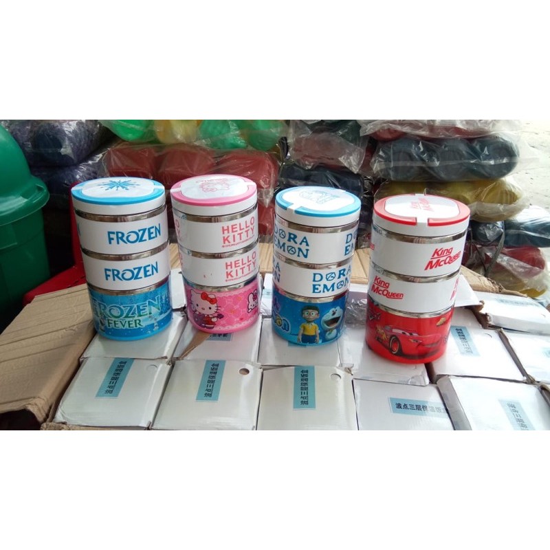 Rantang 3 Susun Stainless
