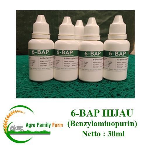 Hormon Bunga Anggrek Benzylaminopurine Hijau Pupuk Tetes 6-BAP 30 ml