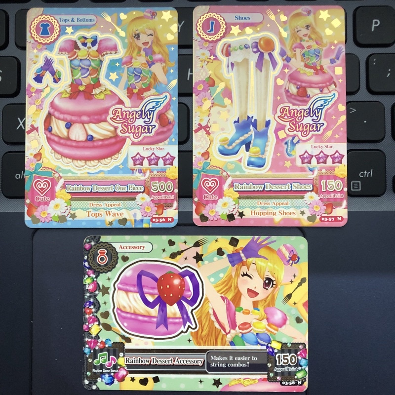 KARTU AIKATSU PREMIUM ANGELY SUGAR ICHIGO HOSHIMIYA ONE SET