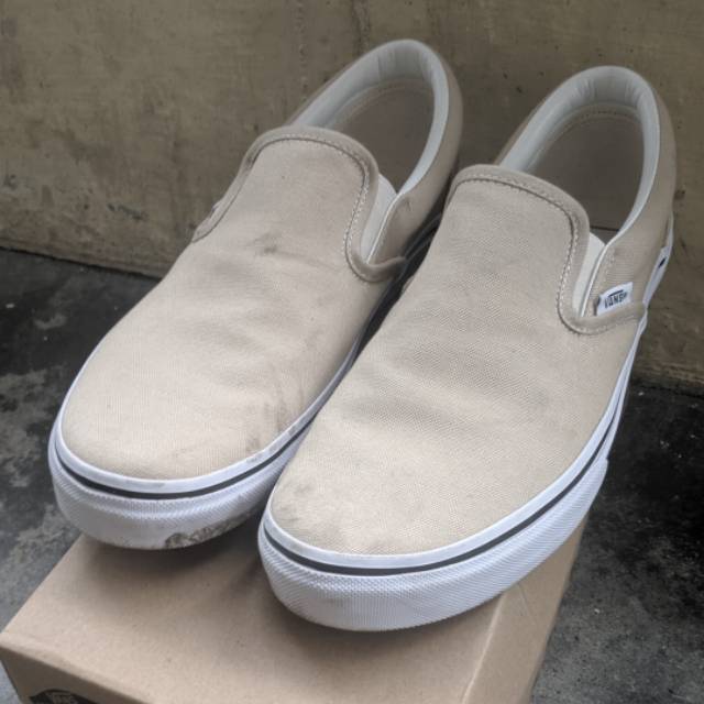 Vans slip on brown japan market