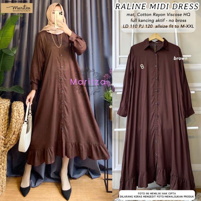 RALINE MIDI DRESS BY MARITZA