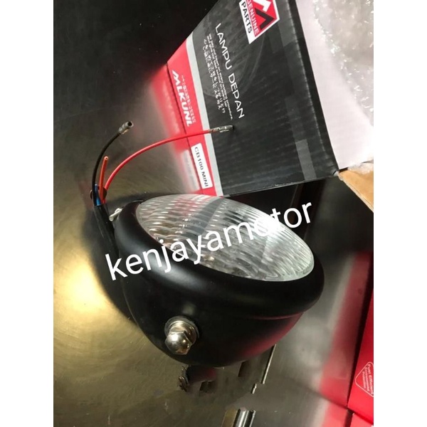 Lampu reflektor depan CB100 Cb 100 black