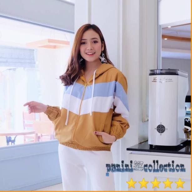 [SP SP 16F1Ai] JAKET PARASUT WANITA | LUMINO | MODEL TREND ↔