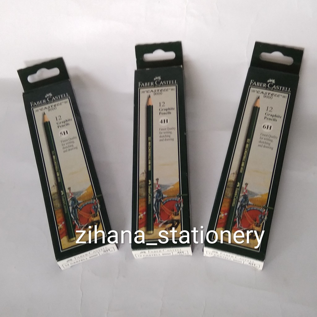 

Alat Tulis Pencil / Pensil 2H 3H 4H 5H dan 6H Faber Castell