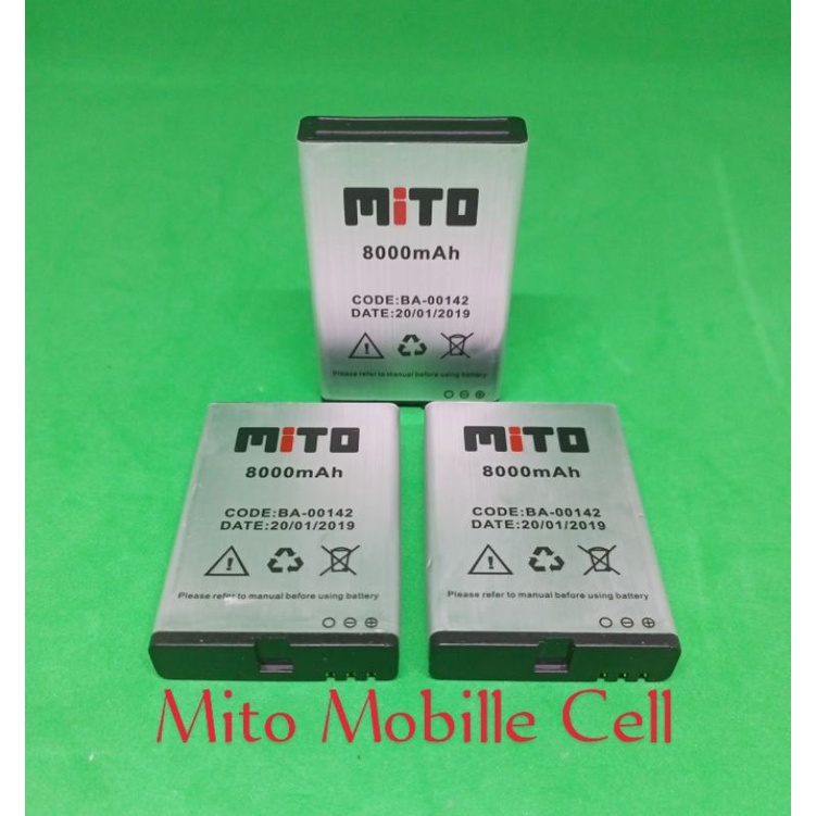 Battery Baterai Batrei Batre Mito 890L Mito 890Belt Ba-00142 Original 100%