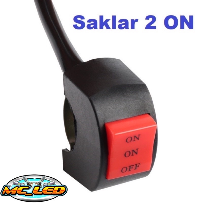 Saklar on on off 3mode saklar breket stang universal Waterproof