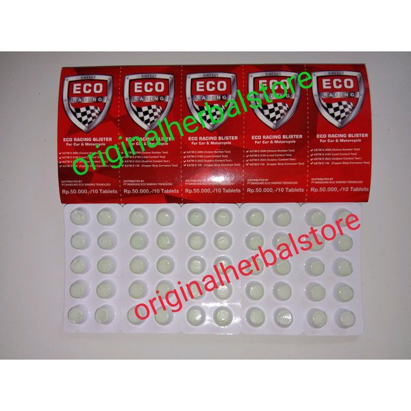 Terlaris  ECO RACING MOTOR 1 BLISTER ISI 50 PIL