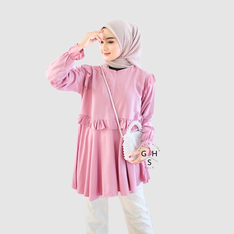 (AMD) BLOUSE BESTA RUFFLE DAILY BUSUI BLOUSE RAYON