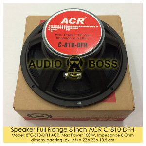 Speaker Full Range 8 inch ACR C 810 DFH