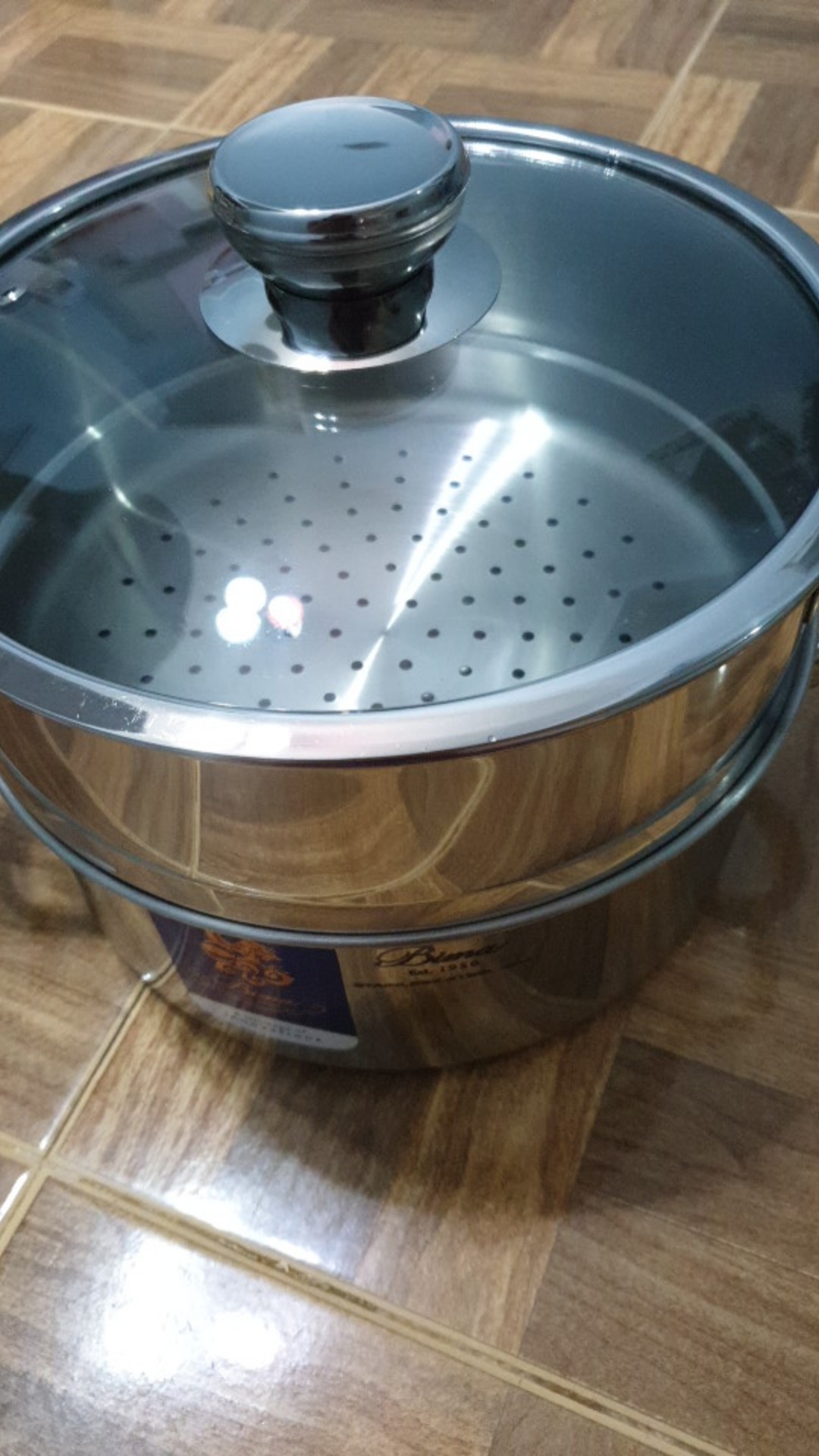 B2001520 B2001524 Panci  Bima Origin Classic Steamer 2 Susun 20cm  24cm Panci Kukus 2tier