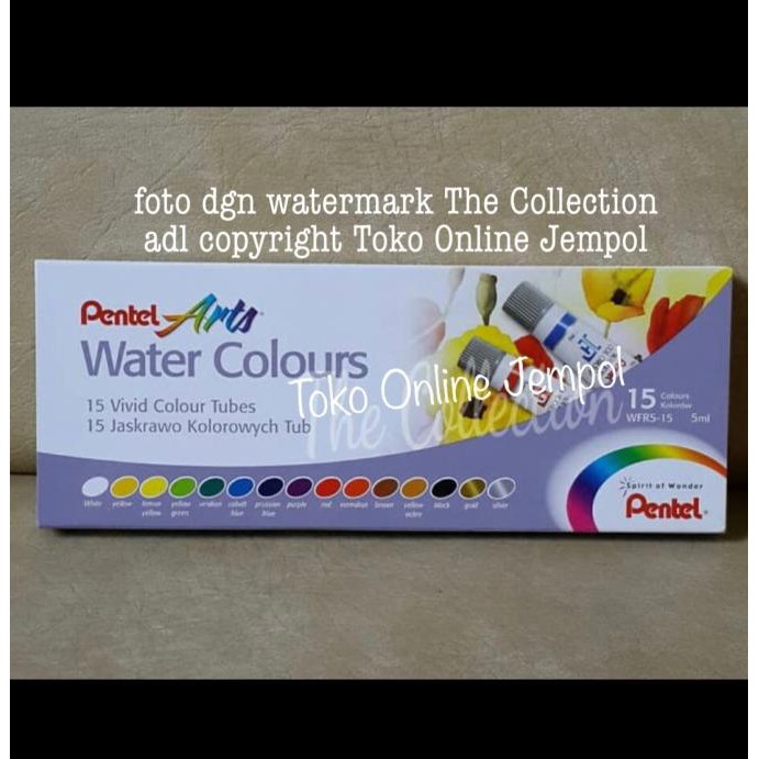 

Atk0319Pt 15 Warna Cat Air Pentel Wfrs 15 Watercolour Art Color