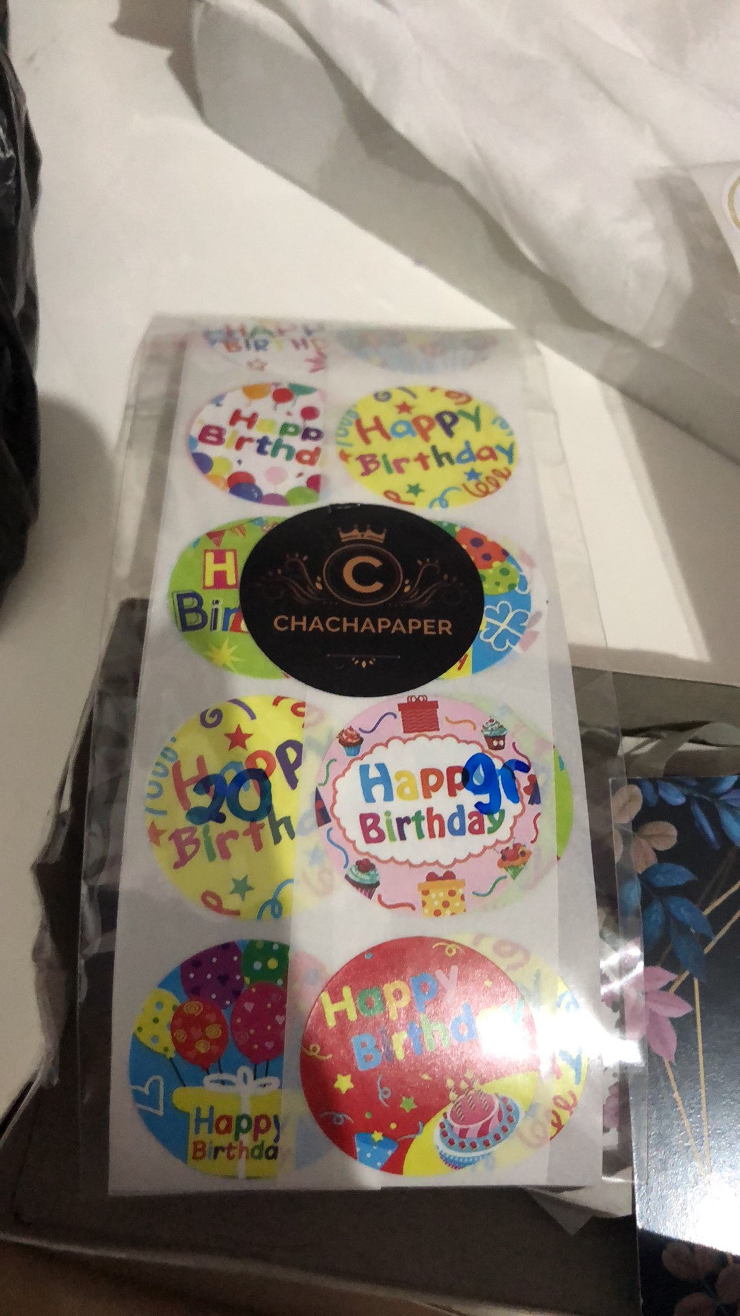 ( 10 Pieces ) (part 7)stikerulangtahun/stikerhappybirthday/stikerucapan/stikersegel/stikersegelmotif