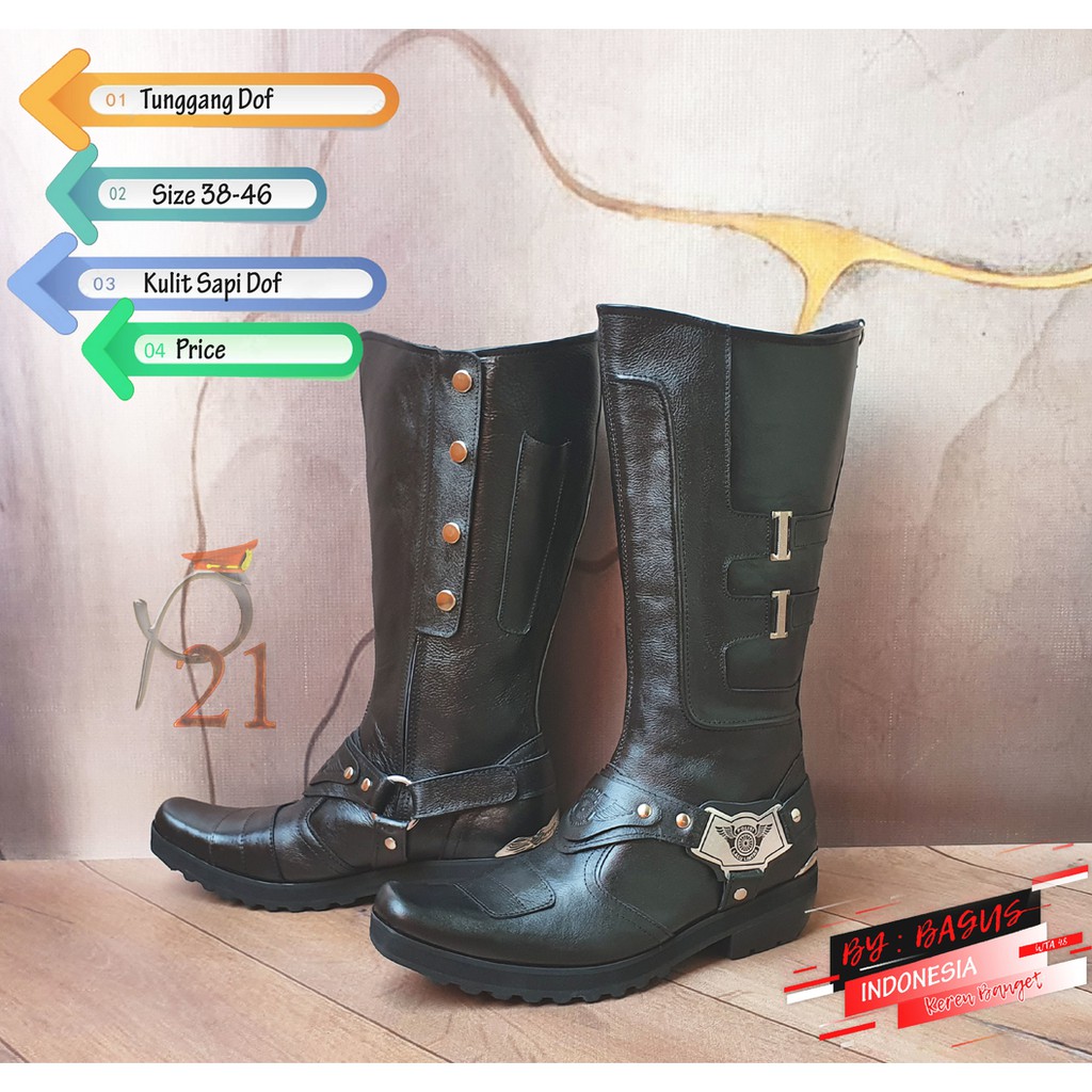P21 / SEPATU TUNGGANG LANTAS/ DOFF