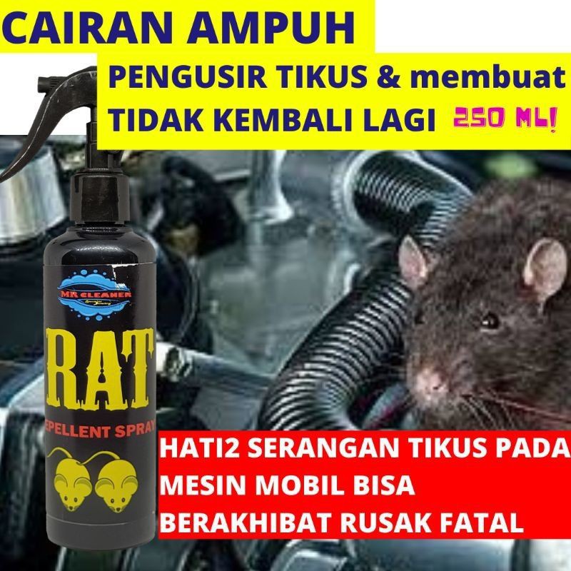 Jual X3 Cairan Pengusir Tikus Dalam Mobil & Mesin | RAT Repellent Racun
