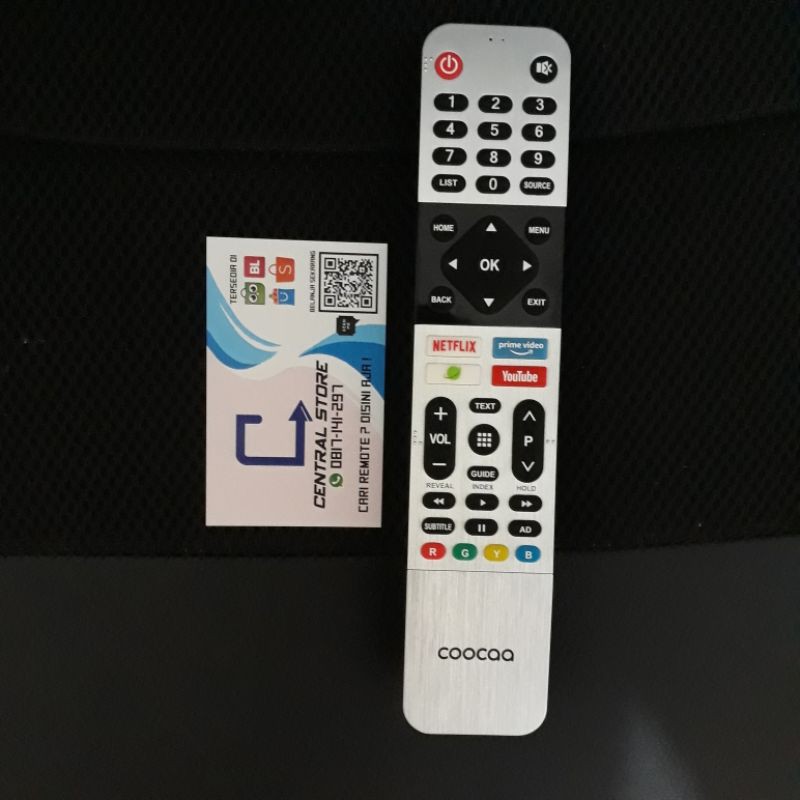 Remote Smart TV Coocaa Netflix Youtube Original