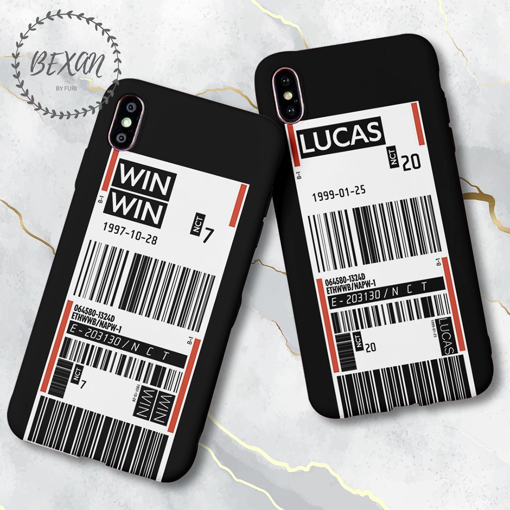 case nct barcode black unit wayv/ case wayv/ case nct aesthetic/ case nct resonance 2020