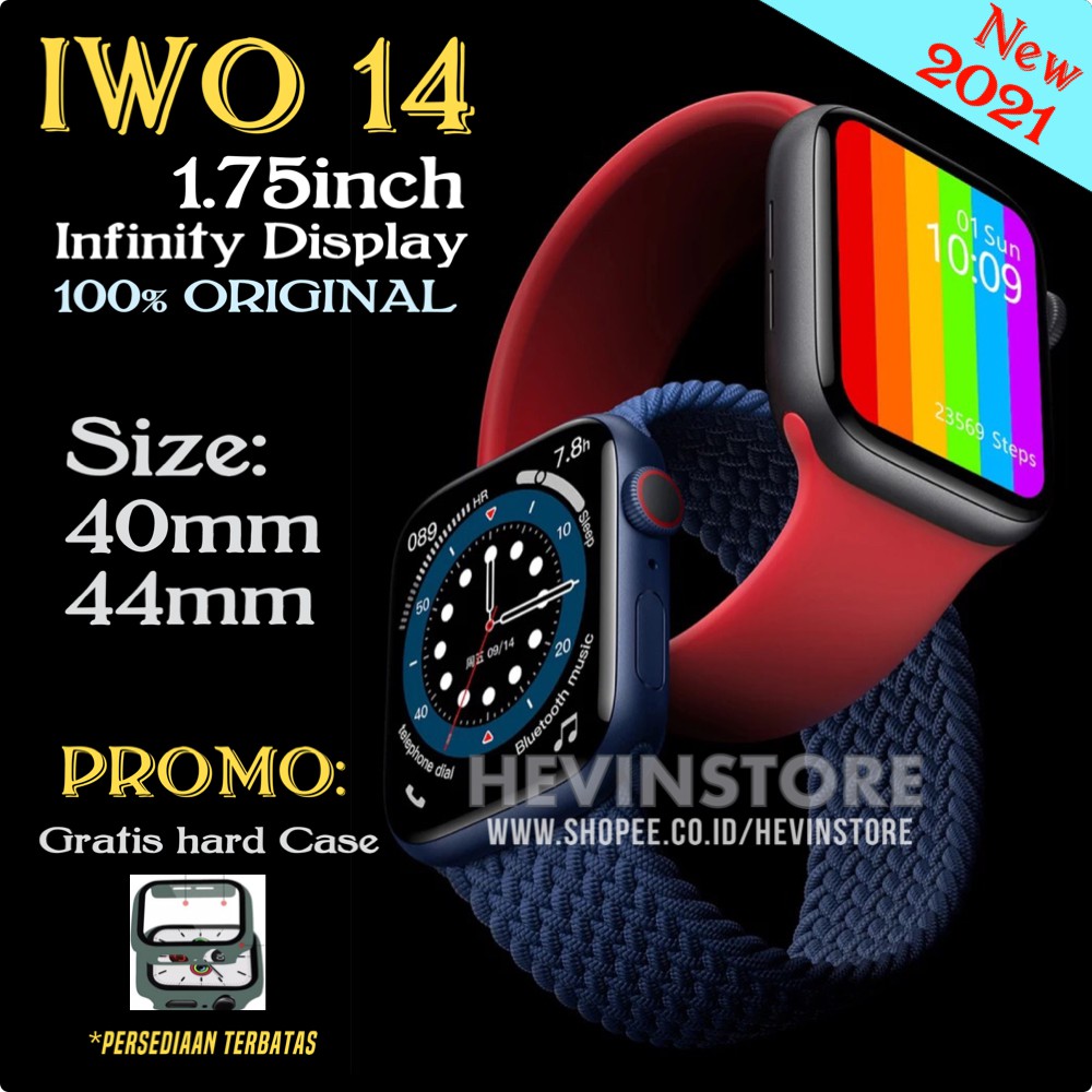 IWO 14 ORIGINAL W66 SMARTWATCH UNTUK iOS & ANDROID