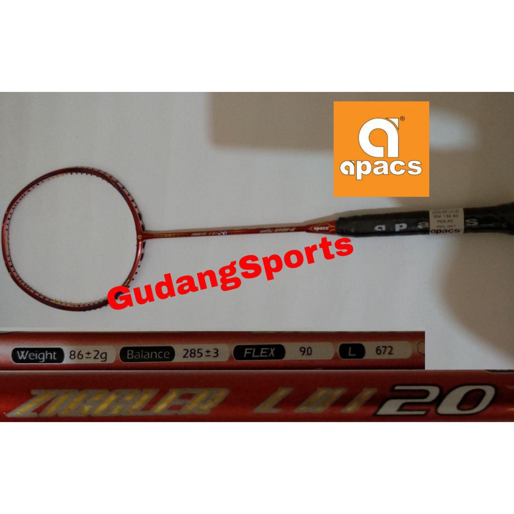 Raket Badminton Apacs Ziggler LHI 20 Original