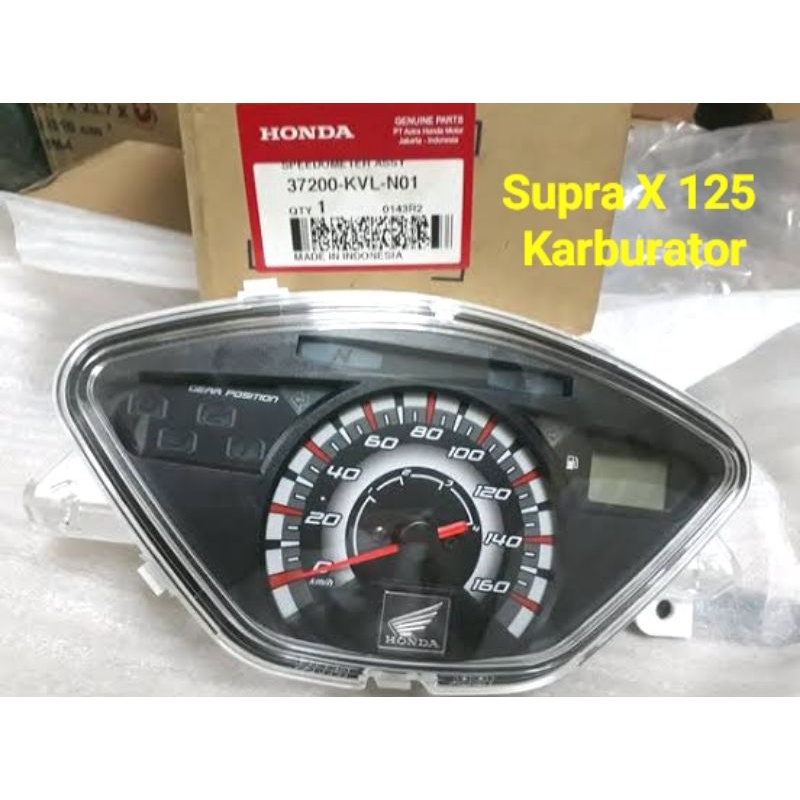 37200KVLN01 Kilometer Speedometer Assy Honda New Supra X 125 Karburator 2007-2013 ori AHM