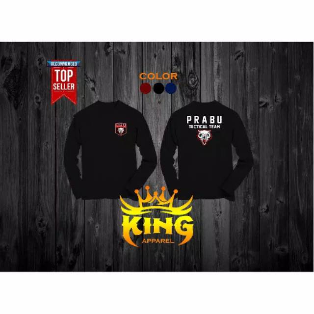 Kaos Baju PRABU TACTICAL TEAM Lengan Panjang