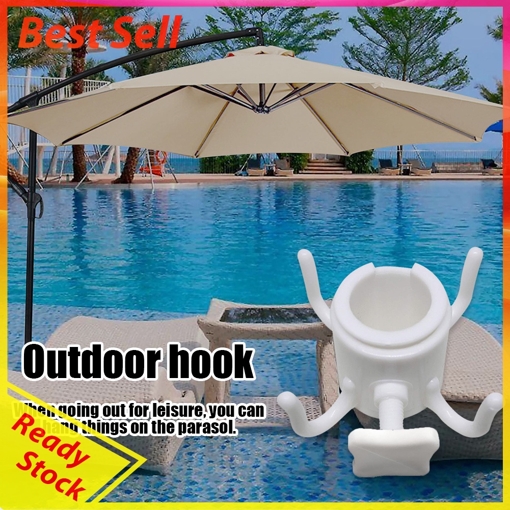 Beach Sunshade Umbrella Hooks Outdoor Travel Bcolumn Umbrella Four-Leg Hook