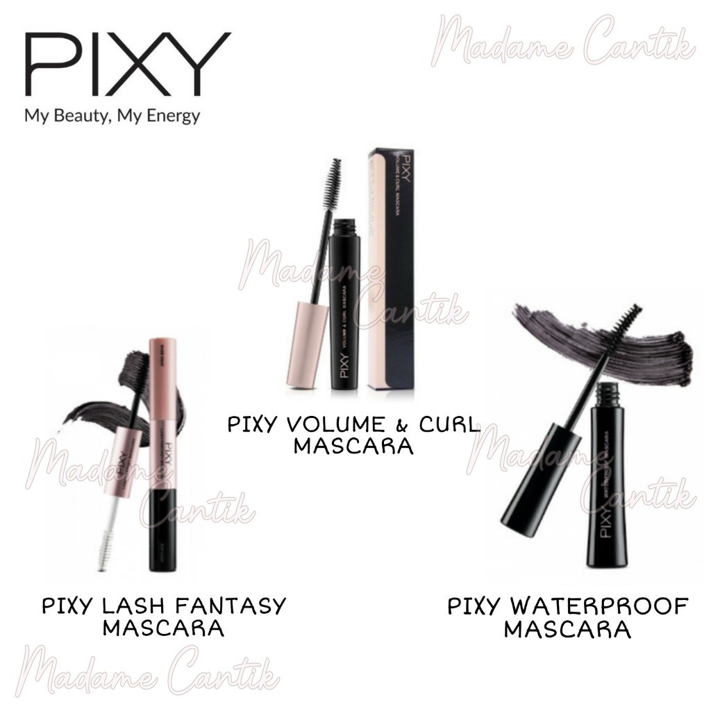 ✿ MADAME ✿ PIXY EYE MAKE UP EYELINER MASCARA EYELINE WATERPROOF ORIGINAL
