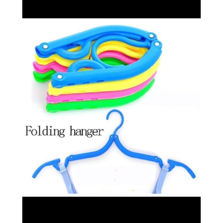 (COD)hanger lipat //gantungan baju lipat simple murah//gantungan baju trevel