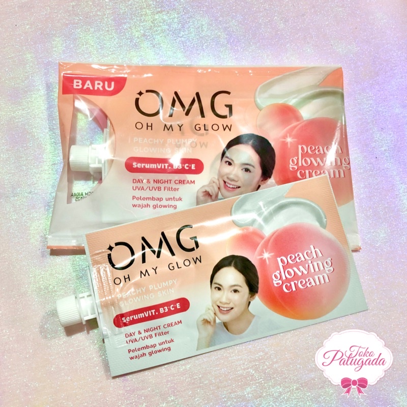 [BISA COD] OMG Oh My Glow Peach Glowing - Skincare OMG - OMG Peach Toner - OMG Moisturizing Cream