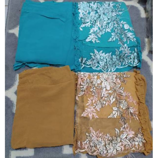 [REAL PICTURE] GAMIS SET PESTA BORDIR SYAR'I / GROSIR / KONVEKSI / TANAH ABANG / PGMTA / SUPPLIER