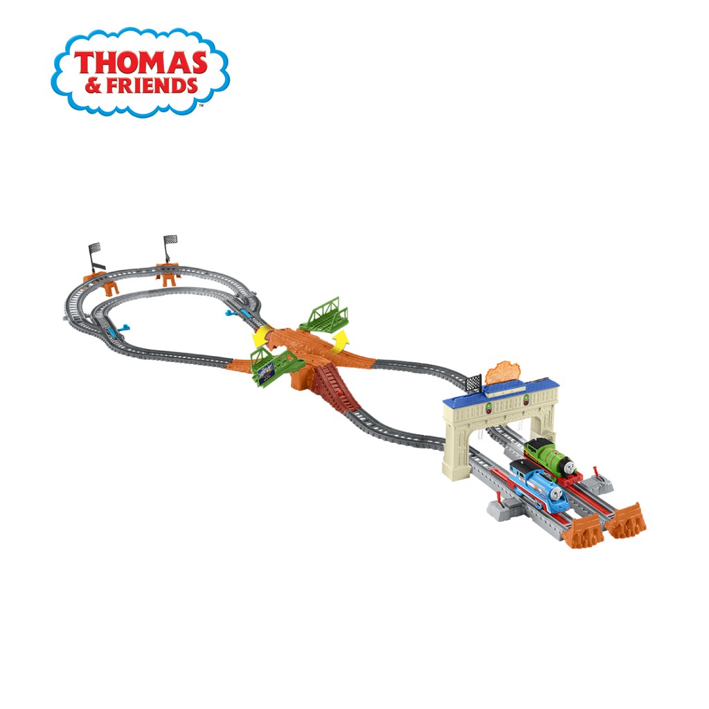 thomas & percy's railway race set