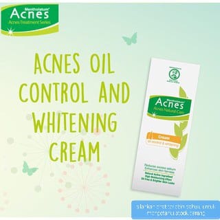 ACNES CREAM WHITENING DAN OIL CONTROL 40GR KULIT BERMINYAK JERAWAT