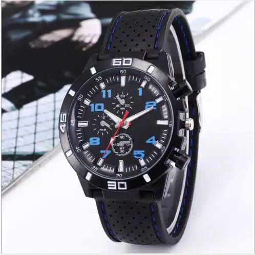 (A8S) Jam Tangan Pria Fashion Sport Import Strap Rubber GN-12