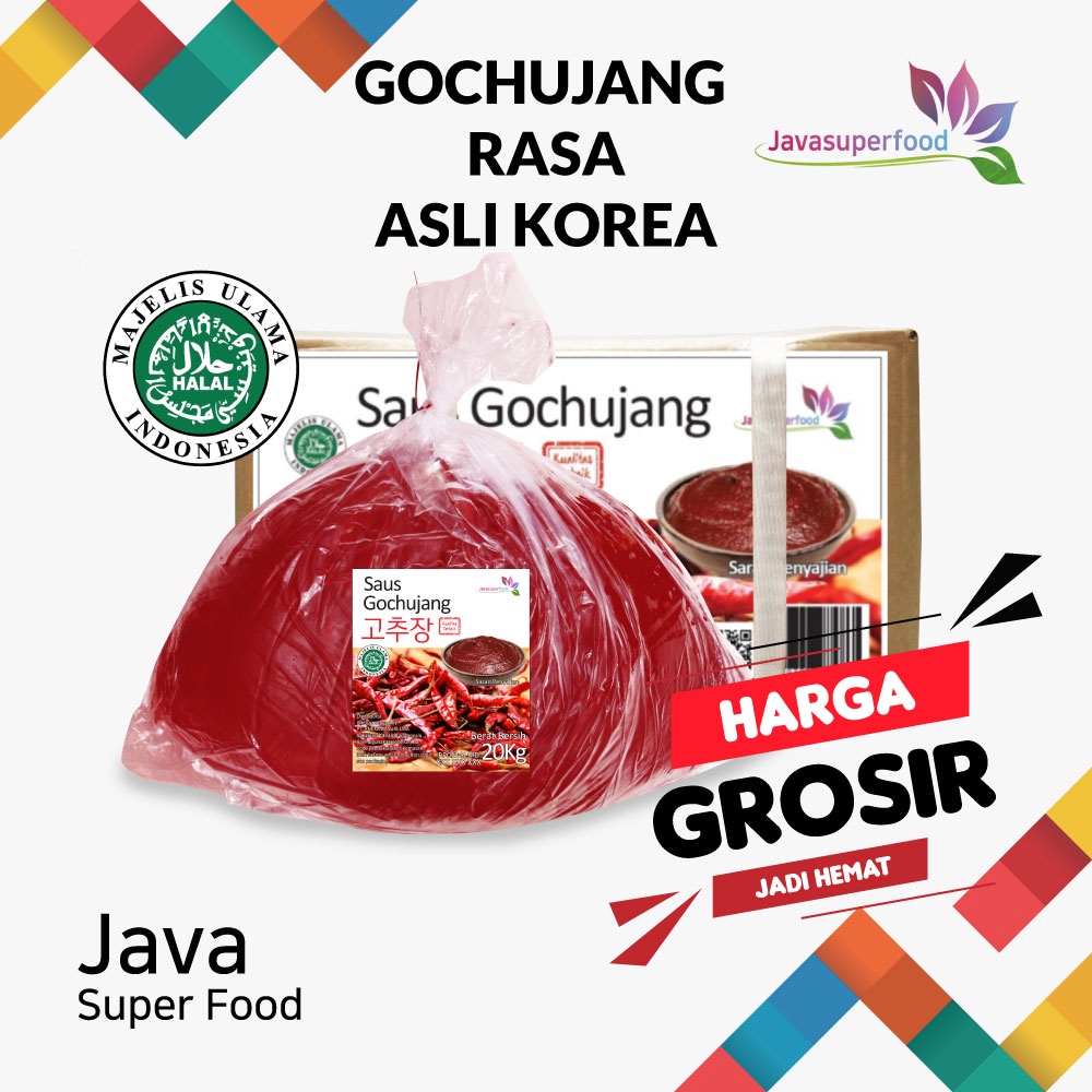 [HALAL] Gochujang 20Kg Rasa Asli Korea/Sauce Sambel Pasta/Chili Paste