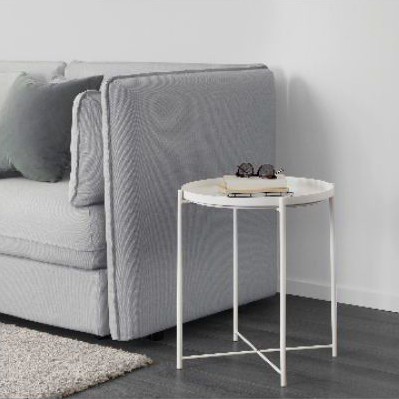 GLADOM IKEA, meja baki, meja tamu, meja samping rak murah