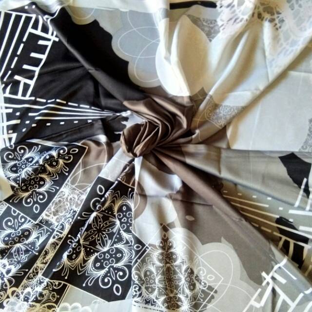 Segiempat Motif Monochrom By Dafanya / JilbabMotif