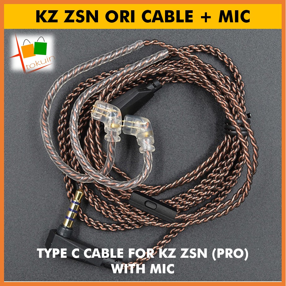 KZ ZSN / PRO Cable Replacement Original Type C With Mic